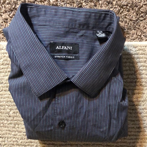 Alfani Other - Alfani shirt XL 17 1/2 collar navy blue button Alfani Other - Alfani shirt XL 17 1/2 collar navy blue button